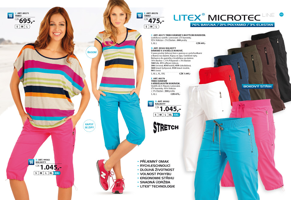 Kalhoty Microtec - LITEX