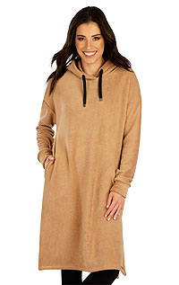 Sweatshirt dresses LITEX > Women´s dress with hood.