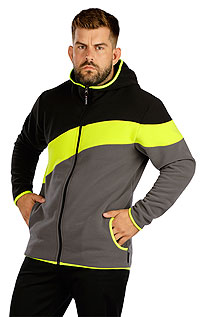 Hoodies, jackets LITEX > Men´s fleece hooded jumper.